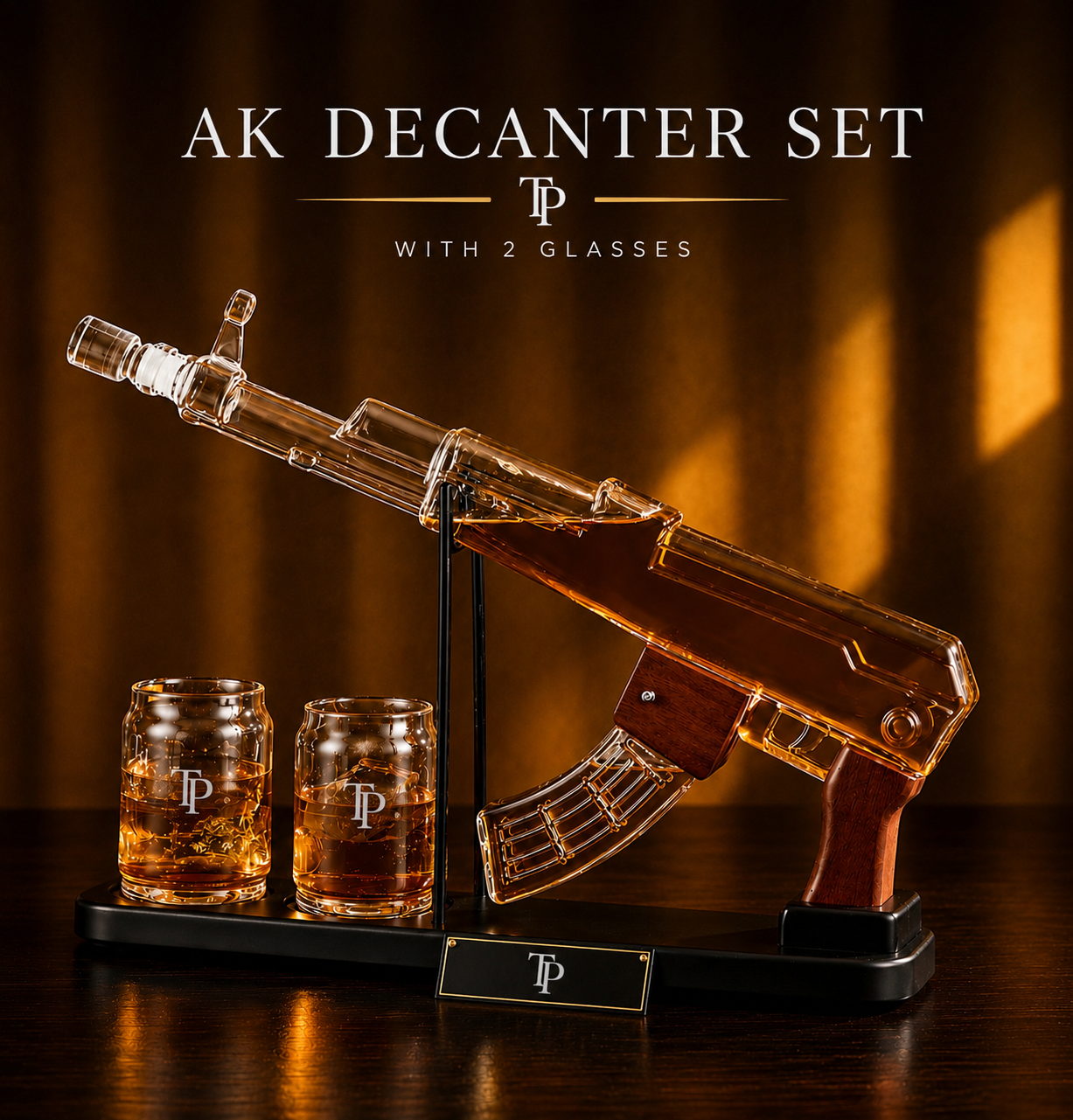 The TwelveProof Signature Whiskey Decanter™