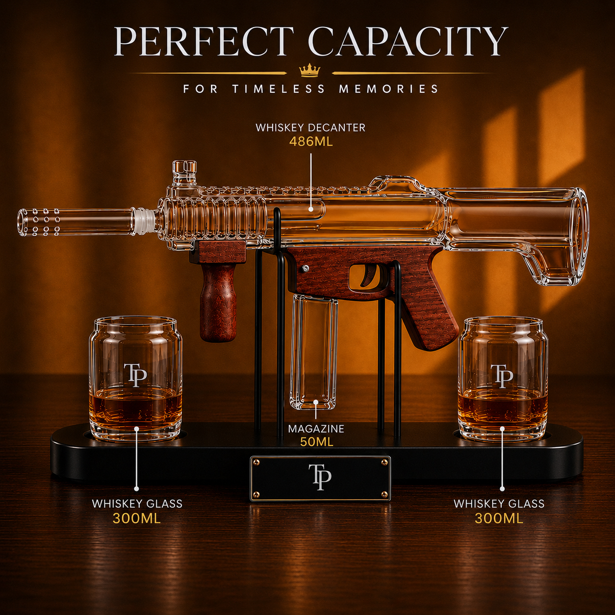 The TwelveProof Signature Whiskey Decanter™